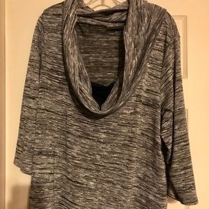 Black & Gray Long Sleeve Sweater